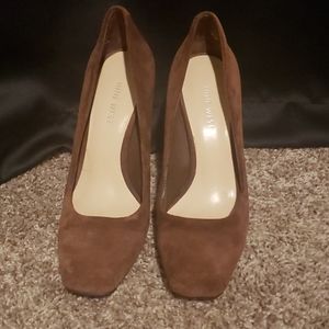 Nine West brown heels